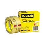 Scotch 665 Double-Sided Tape, 3/4 x 1296, 3 core, Tr