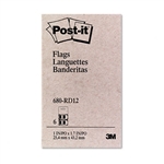 Post-it Marking Flags in Dispensers, Red, 50 Flags/Disp