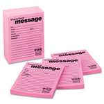 Post-it&reg; Super Sticky Super Sticky Message Pad, 3-7/8 x 4-7/8, Lined, Pink, 12 50-Sheets Pads/Pack # MMM766212SS