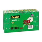 Scotch Magic Office Tape Value Pack, 3/4 x 1000, 1 C