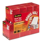 Scotch Book Repair Tape 8-Roll Multi-Pack, 15-yard Roll