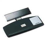 3M Knob Adjust Keyboard Tray, 25-1/2 x 11-1/2, Black # 