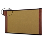 3M Cork Bulletin Board, 36 x 24, Mahogany Frame # MMMC3