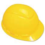 3M Hard Hat with 4-Point Ratchet Suspension, Yellow # MMMH702R