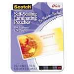 Scotch Self-Sealing Laminating Pouches, 9.6 mils, 2-7/1