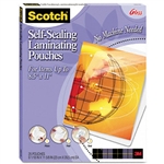 Scotch Self-Sealing Laminating Sheets, 9.6 mils, 8-1/2 