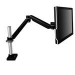 3M Easy-Adjust Monitor Arm, 4 1/2 x 19 1/2, Black Gray # MMMMA240MB