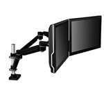 3M Easy-Adjust Dual Monitor Arm; 4 1/2 x 11 1/2, Black/Gray # MMMMA260MB