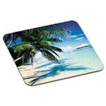 3M Scenic Foam Mouse Pad, Nonskid Back, 9 x 8, Tropical Beach Design # MMMMP114YL