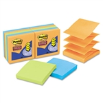 Post-it Super Sticky Pop-Up Notes, 3 x 3, Neon, 10 90-S