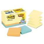 Post-it Bonus Pack Pop-Up Refills 3 x 3, Canary Yellow/