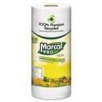 Marcal&reg; 100% Premium Recycled Towels, 2-Ply, 11 x 9, White, 70/Roll, 30 Rolls/Carton # MRC630