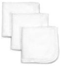 Economy White Terry Wash Cloths- 15 lb. Box