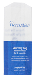 Necessities(R) Courtesy Bags Printed White, NEC-500