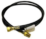 Hydro-Force NM4089 SX-12 replacement solution hose assembly, AW104 3/16-inch by 48-inch high-pressure hose