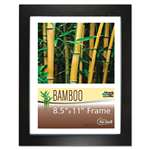 Nu-Dell Bamboo Frame, 8 1/2 x 11, Black # NUD14185