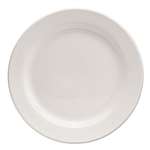Office Settings Chef's Table Porcelain Round Dinnerware, Dinner Plate, 10" dia, White, 8/Box # OSICTR1