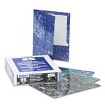 Oxford&reg; Marble High Gloss Portfolio, Charcoal/Green/Navy/Purple # OXF50190