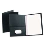 Oxford&reg; Twin-Pocket Folders with 3 Fasteners, Letter, 1/2" Capacity, Dark Blue, 25/Box # OXF57738