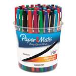 Paper Mate&reg; Flair Felt Tip Marker Pen, Assorted Ink, Medium, 48 Pens/Set # PAP4651