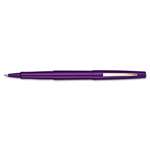 Paper Mate&reg; Point Guard Flair Porous Point Stick Pen, Purple Ink, Medium, Dozen # PAP8450152