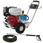 BE Pressure 4000 PSI (Gas - Cold Water) Pressure Washer With CAT Pump And Honda Engine, PE-4013HWPACAT