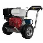 BE Pressure PE-4013HWPSCAT 4000 PSI cold water gas pressure washer with Honda GX390 engine and CAT pump