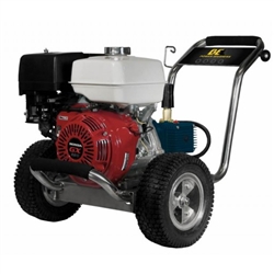BE Pressure PE-4013HWPSCAT 4000 PSI cold water gas pressure washer with Honda GX390 engine and CAT pump