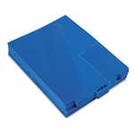 Pendaflex&reg; End Tab Poly Out Guides, Center "OUT" Tab, Letter, Blue, 50/Box # PFX13542
