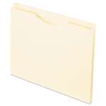 Pendaflex&reg; Reinforced Top Tab File Jacket, 1 Inch Expansion, Letter, Manila, 50/Box # PFX22100