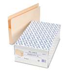 Pendaflex&reg; Reinforced End Tab File Pockets, 3.5" Exp., Straight Cut, Manila, Legal, 25/Box # PFX22812