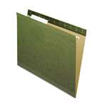 Pendaflex&reg; Reinforced Hanging Folders, 1/3 Tab, Letter, Standard Green, 25/Box # PFX415213