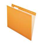 Pendaflex&reg; Reinforced Hanging Folders, 1/5 Tab, Letter, Orange, 25/Box # PFX415215ORA