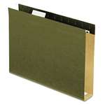 Pendaflex&reg; Reinforced 2" Extra Capacity Hanging Folders, Letter, Stnd Grn, 25/Box # PFX4152X2