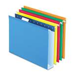 Pendaflex&reg; Reinforced 2" Extra Capacity Hanging Folders, Letter, Assorted, 25/Box # PFX4152X2ASST