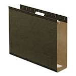Pendaflex&reg; Reinforced 3" Extra Capacity Hanging Folders, Letter, Standard Green, 25/Box # PFX4152X3