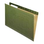 Pendaflex&reg; Reinforced Hanging Folders, 1/3 Tab, Legal, Standard Green, 25/Box # PFX415313