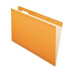 Pendaflex&reg; Reinforced Hanging Folders, 1/5 Tab. Legal, Orange, 25/Box # PFX415315ORA