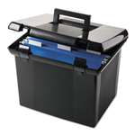 Pendaflex&reg; Portafile File Storage Box, Letter, Plastic, 11 x 14 x 11-1/8, Black # PFX41742