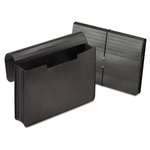 Pendaflex&reg; Poly Expanding Wallet, 5 1/4" Expansion, One Pocket, Legal, Black # PFX82014