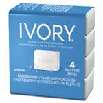 Ivory&reg; Bar Soap, Original Scent, 4 oz, 4/Pack, 18 Packs/Carton # PGC82757