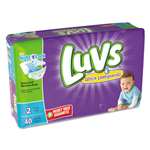 Luvs Diapers, Size 2: 12 to 18 lbs, 40/Pack, 2 Pack/Carton # PGC85923