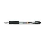 Pilot G2 Retractable Gel Ink Roller Ball Pen, Clear Bar