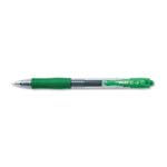 Pilot G2 Retractable Gel Ink Roller Ball Pen, Green Ink