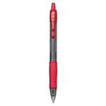 Pilot G2 Retractable Gel Ink Roller Ball Pen, Red Ink, 