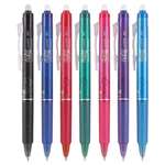 Pilot&reg; FriXion Clicker Erasable Gel Ink Retractable Pen, Assorted Ink, .7mm, 7/Pack # PIL31472