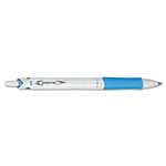 Pilot&reg; Acroball PureWhite Pen, .7mm, Black Ink, White Barrel/Blue Accent # PIL31850