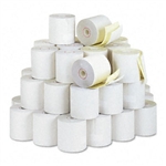 PM Company Two-Ply Receipt Rolls, 3 x 90 ft, White/Can