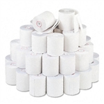 PM Company Two-Ply Receipt Rolls, 3 x 90 ft, White, 50