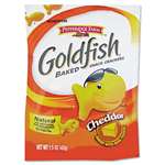 Pepperidge Farm&reg; Goldfish Crackers, Cheddar, Single-Serve Snack, 1.5oz Bag, 72/Carton # PPF13539